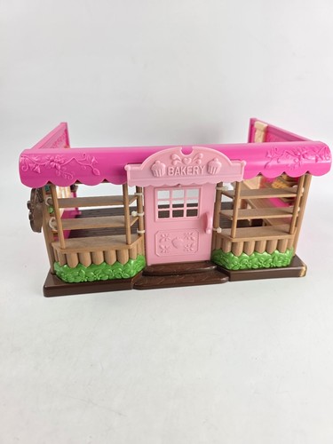 Pink toy stable playset - , horse