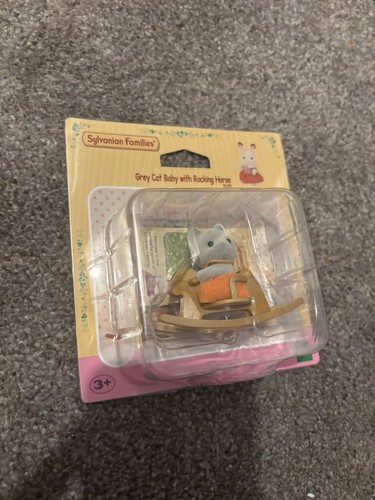 Sylvanian families grey - grey, cat