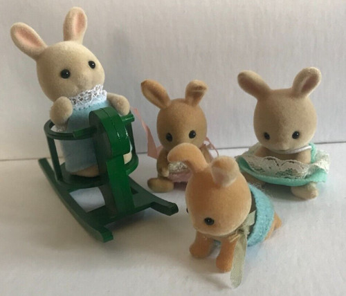 Sylvanian baby rabbits 4 - baby,