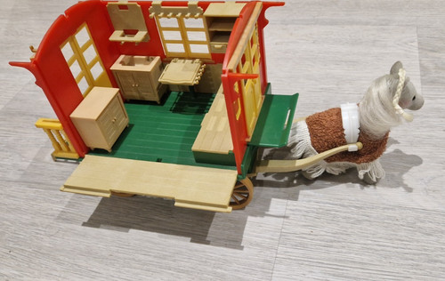 Sylvanian families horse drawn - families, horse-drawn